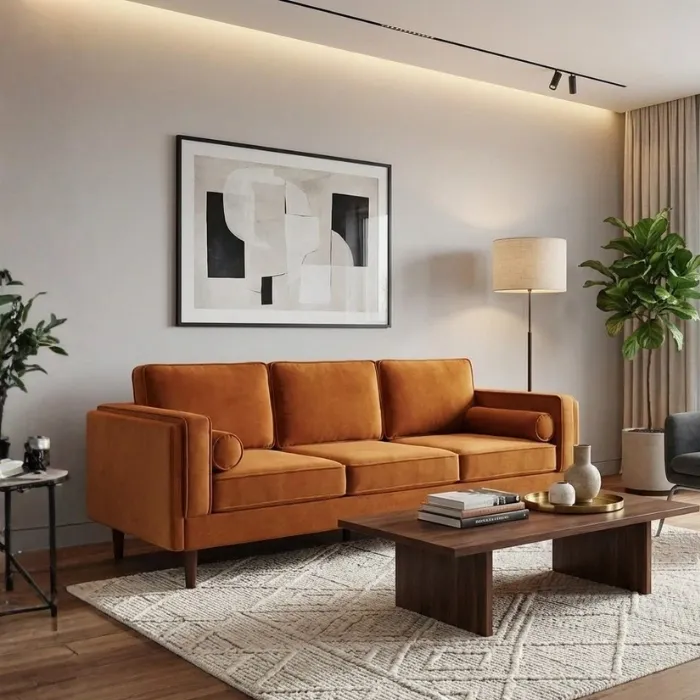 Monarc Sofa - orange_11zon Monarc Sofa - orange_11zon