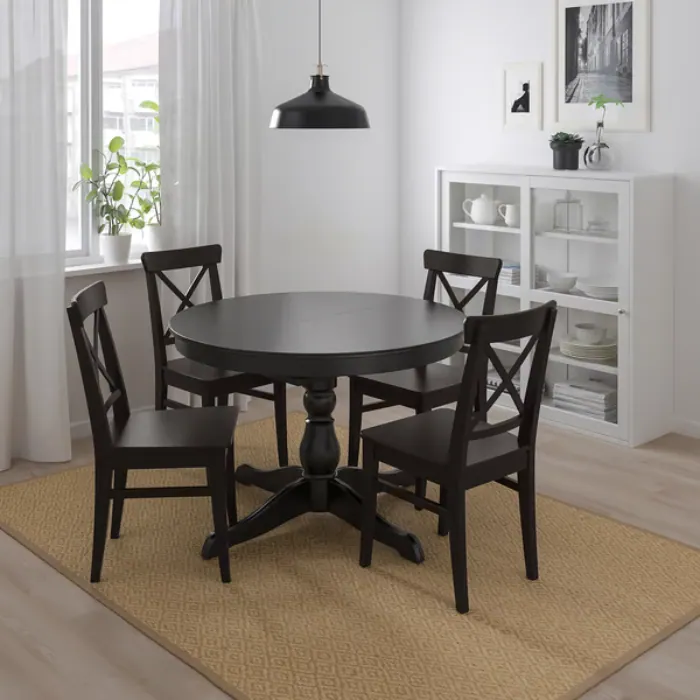 Kingsley Black Dining Set Kingsley Black Dining Set feature