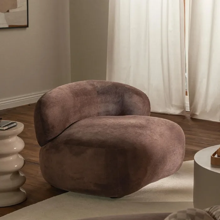 Serena Lounge Chair Dark Brown Details Serena Lounge Chair Dark Brown Details