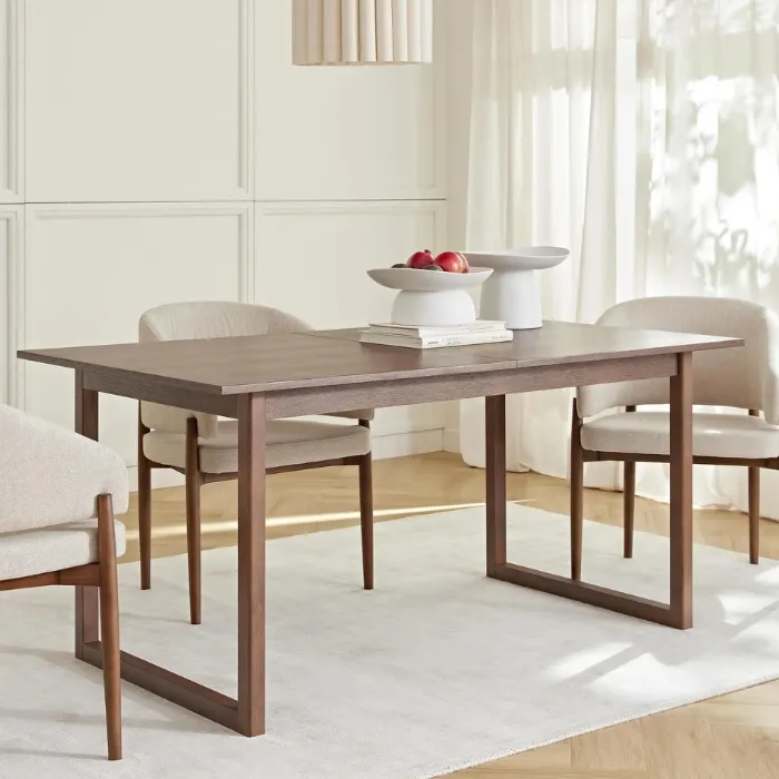 Linear Dining Table Dark Brown Details Linear-Dining-Table-Dark-Brown-Details.webp