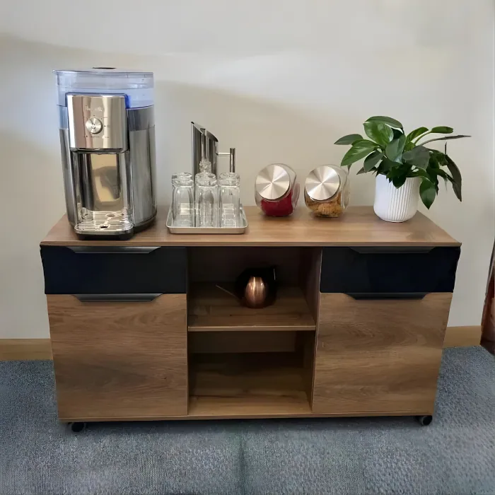 Oak Credenza Oak Credenza